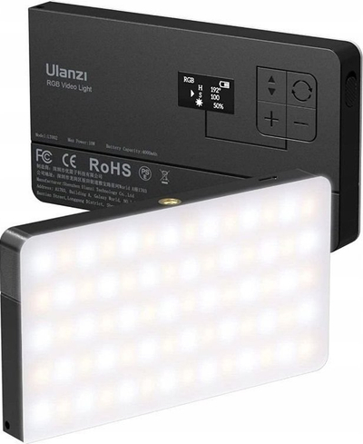 Dritë studio LED Ulanzi PL-01 RGB, 150 LED, bateri 4000mAh, e zezë