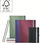 Fletore me katrorë Leitz 44861028, A5, 80 fletë, e kuqe garnet