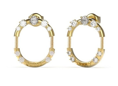 Vathë për femra Guess Sunburst JUBE01402JWYGT, të artë