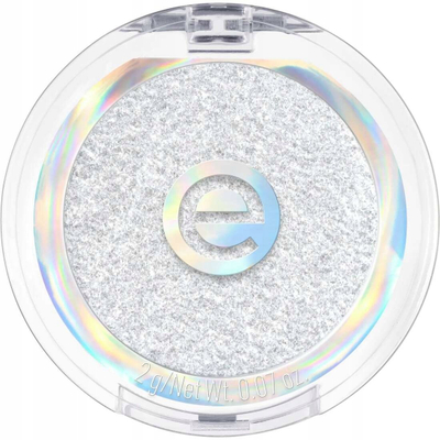 Hije sysh Essence Mono Glitter 01 Frosted Shine, me shkëlqim intensiv, argjendt