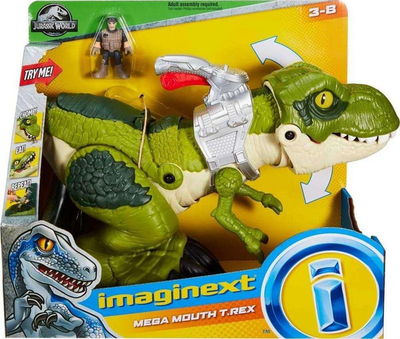 Lodër Mattel Jurassic World Mega Mouth T-Rex(GBN14), e gjelbër