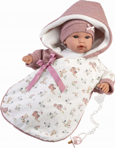 Kukull Llorens Crying Baby, 36 cm, me zë, shumëngjyrëshe