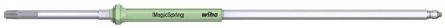 Teh kaçavide Wiha Workshop TORX Plus 7 IP, 175mm, për Wiha Torque, i argjendtë me jeshile