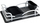 Tharëse enësh Wenko 54768100, alumin, 46.5 cm, argjend
