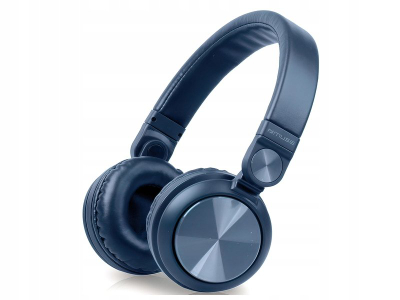 Kufje Bluetooth Muse M-276BTB, pa tela, blu