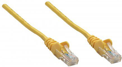 Kabllo rrjeti Intellinet Cat6, 0.25m, U/UTP, e verdhë