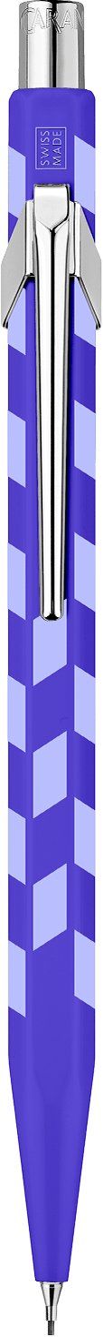 Laps mekanik Caran D'Ache 849 MOSAIC Special Edition, 0.5mm HB, blu me mozaik