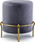 Stol Affek Design LILY, 46x42 cm, gri