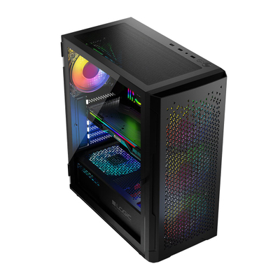 Kutia kompjuterike Logic Concept Aramis, MIDI Tower, ARGB, e zezë