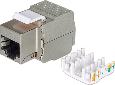 Modul keystone Intellinet 167222, Cat6 FTP, metalik, argjendtë
