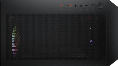 Kasë Cougar Cougar MX360 RGB Midi Towere zezë, Midi Tower