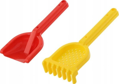 Set lodrash rëre Shovel Rake 565, lopatë edhe grabujë, 31cm, shumëngjyrësh