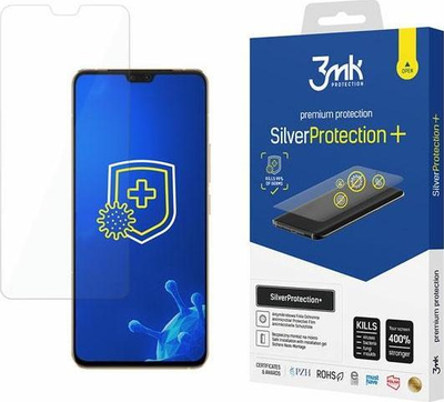 Foli mbrojtëse 3MK Silver Protect Plus për Vivo V23 5G, antibakteriale, montim i lagësht, transparente