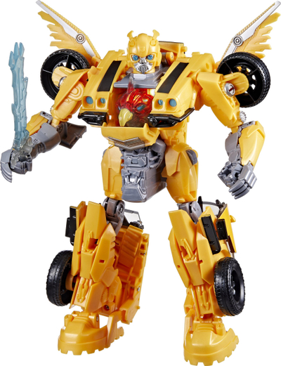 Lodër figurë aksioni Transformers Bumblebee Beast-Mode, 25 cm, që shndërrohet, e verdhë