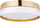 Plafonierë tavani TK Lighting Hilton 4772, 4xE27, metal tekstil, e bardhë ari