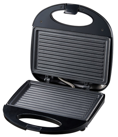 Toster sanduiçësh Esperanza Tortilla EKT009, 1000W, pllaka jo ngjitëse, i zi