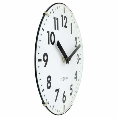 NeXtime Duomo Mini Ѕиден и Работен Часовник, 20 cm, Црн