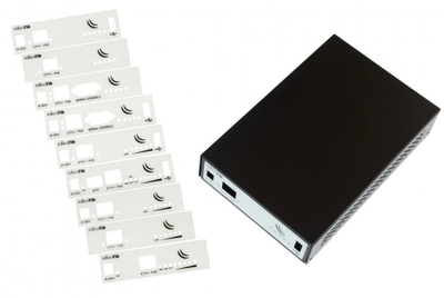 Kuti mbrojtëse Mikrotik CA411-711, alumin, për RB411 RB911 RB912 RB922, e zezë