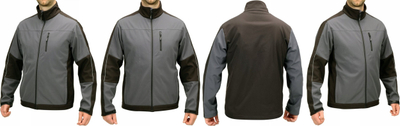 Xhaketë pune YATO Softshell, që s’e kap uji, madhësia XXXL, gri e errët