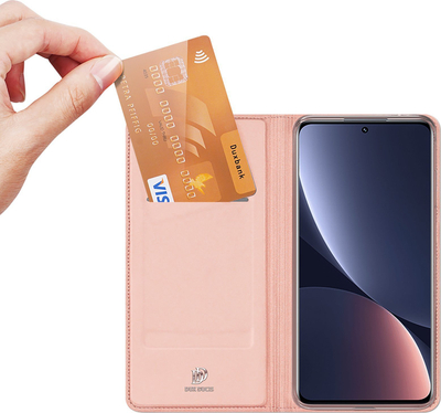 Mbulesë telefoni DUXDUCIS Skin Pro Xiaomi 13 Pro, tip libri, me qëndrim, rozë