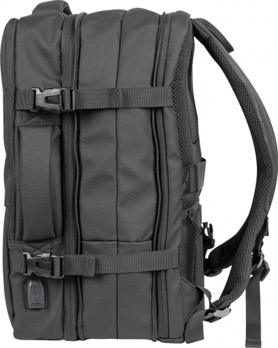 Çantë shpine për laptop Natec CAMEL PRO, 17.3", e zezë