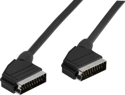 Kabllo SCART Vivanco, 1.5m, 21 pin, e zezë
