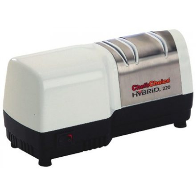 Mprehës thikash Chef'sChoice Hybrid 220, diamanti, elektrik edhe me dorë, i bardhë