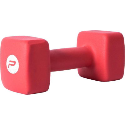 Hantel neopreni Pure2Improve, 8 kg, e kuqe