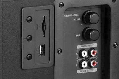 Altoparlantë Fenda F&amp;D A111X, Bluetooth, USB, i zi