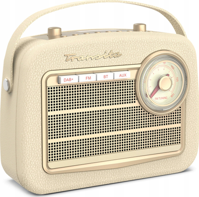 Radio portative Transita 130, DAB+, Bluetooth, e bardhë krem