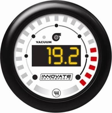 Мерка за притисок на турбо AutoMeter 3851, дигитална, со светло за менување брзини, црна