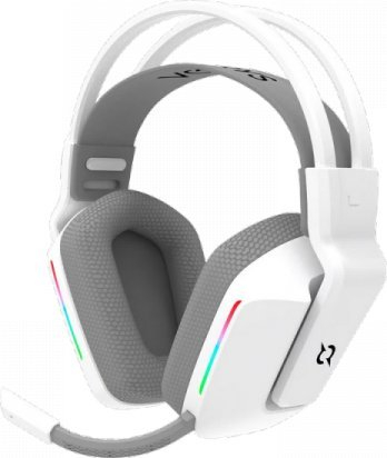 Kufje gaming Alya White 2.0, wireless Bluetooth 3.5mm, stereo 3D, të bardha