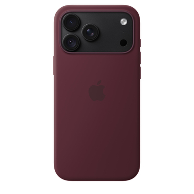 Apple iPhone 18 Pro Max Silicone Case with MagSafe, Burgundy