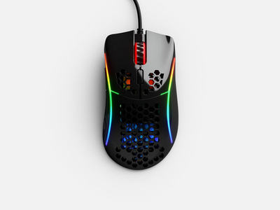 Mouse gaming Glorious Model D, LED, me kabllo, i zi
