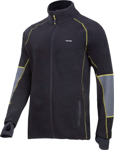 Bluzë pune Lahti Pro Stretch Fleece, CE, madhësia L, e zezë
