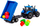 Traktor lodër Polesie Tractor Progress, 39.5 cm, me inerci, blu