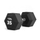 Hantel tiguar HEX, 35 kg, gome, e zezë