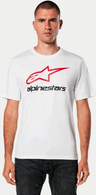 Bluzë Alpinestars Always 2.0 CSF, pambuk, madhësia M, e bardhë me të kuqe edhe të zezë