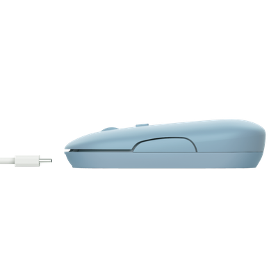 Maus TRUST PUCK/, optik, 1600 DPI/USB + bluetooth, i kaltër