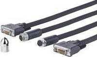 Kabllo DVI Vivolink PRODVICW20, 20 m, DVI-D, e zezë