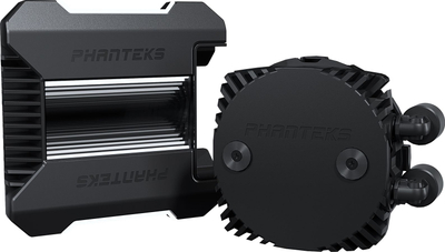 Ftohës procesori Phanteks Glacier One 280 MPH, AIO me ujë 280mm, dy ventilatorë 140mm, i zi