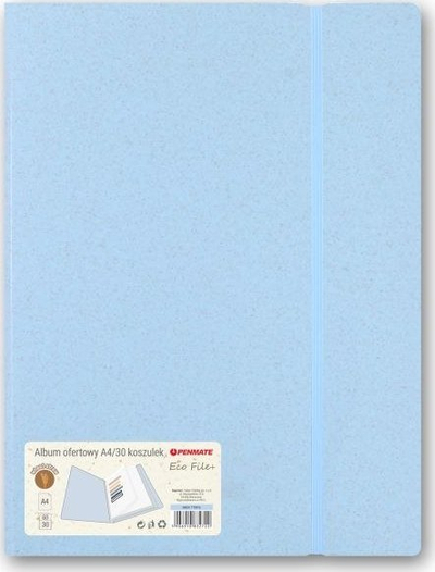 Album ofertash Penmate A4, 30 xhepa, plastik, blu