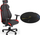Karrige gaming Endorfy Meta RD me mekanizëm sinkron, komplet me tapet për dysheme, e zezë me të kuqe