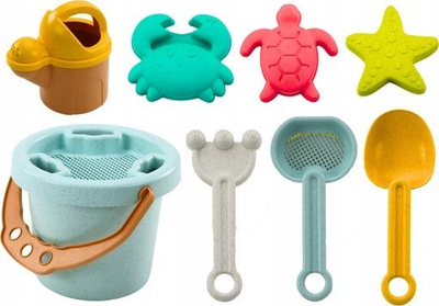 Set rëre LEAN Toys Pastel 20448, komplet lodrash plazhi, shumëngjyrësh pastel
