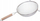 Kulles inox AC Déco, dorezë druri, 19.5 x 35.5 x 8 cm, argjendtë