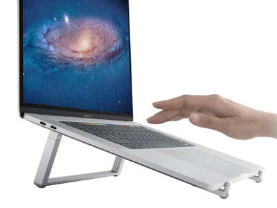 Mbajtëse laptopi Rain Design MBar Pro, alumini, e palosshme, argjendi
