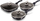 Set tiganësh Berlinger Haus Carbon Pro, 6 copë, alumini, me veshje që s’ngjit, ngjyrë e zezë