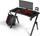 Tavolinë gaming Ultradesk Action V2, 110 × 75 cm, mban deri 80 kg, e zezë