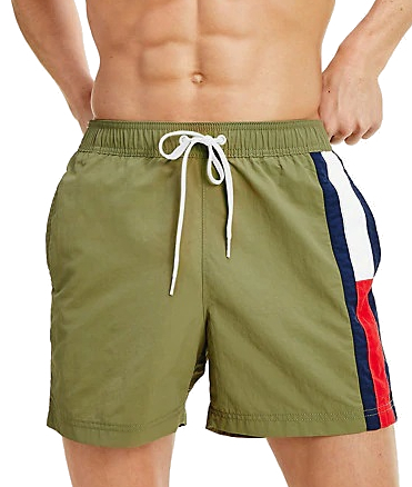 Rroba banje Tommy Hilfiger UM0UM01697-MSD, të gjelbra, S