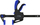 Стегач за столари Geko One Handed Clamp 150mm, отворање 150mm, пластика